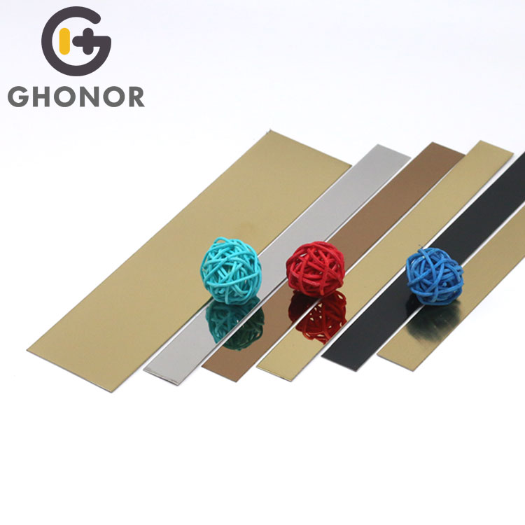 SRC-001 Wholesale Price Bronze Stainless Steel Tile Edge Corner Trim Decorative