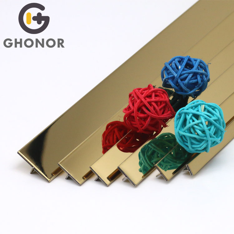 SRC-001 Wholesale Price Bronze Stainless Steel Tile Edge Corner Trim Decorative