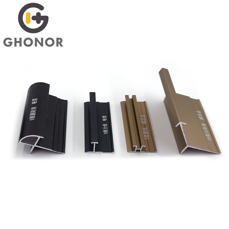 Aluminum Wall Trim Decorative Metal Transition Jointing Strips