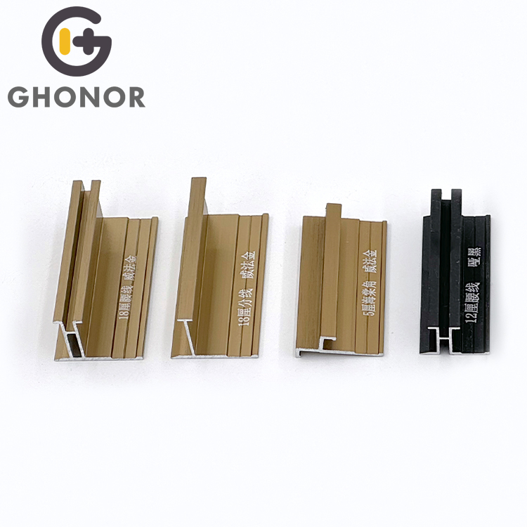 Aluminum Wall Trim Decorative Metal Transition Jointing Strips