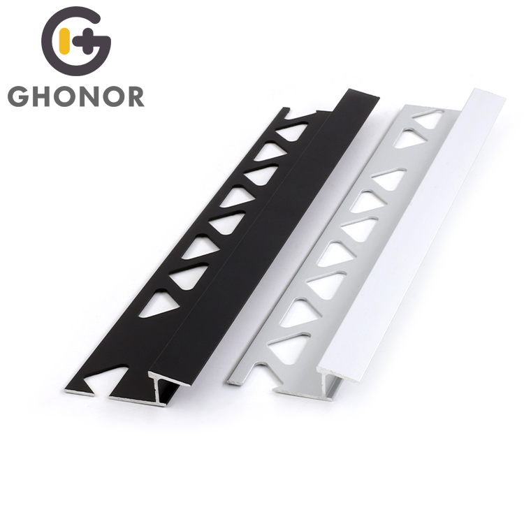 Engineered Wood Flooring Black Metal Aluminum Laminate Stair Nosing for Floor Tile and Carpet Engineered Wood Flooring Black Metal Aluminum Laminate Stair Nosing for Floor Tile and Carpet