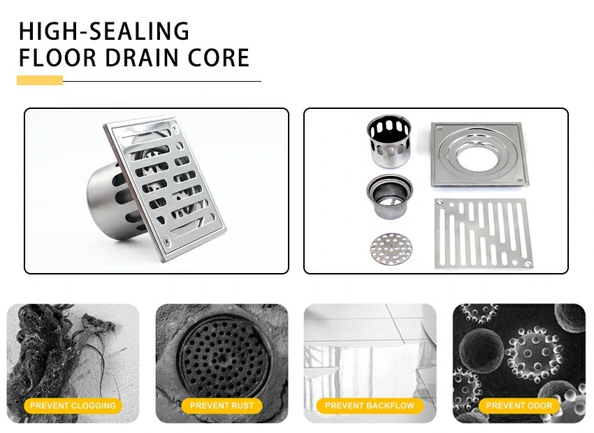 Modern Wet Room Bathroom Shower Small Floor Drain