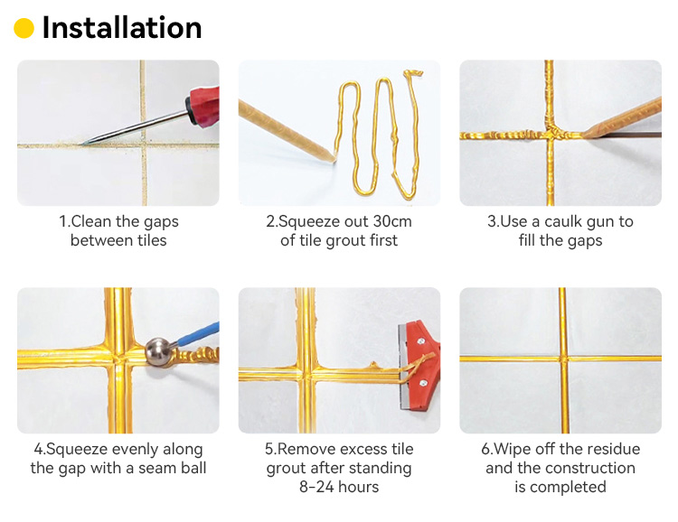 Epoxy Wall Tile Adhesive Caulk Sealant