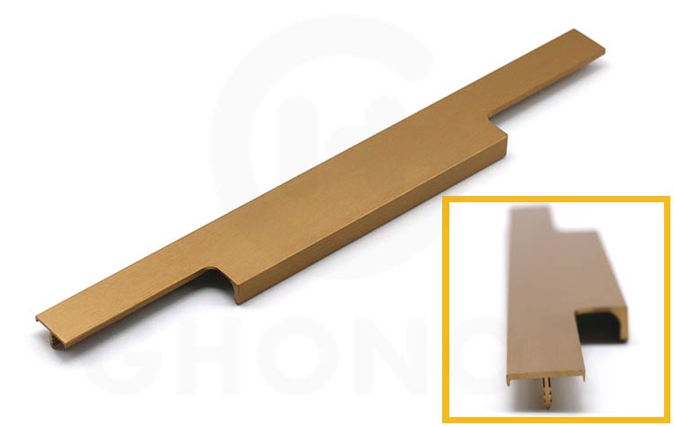 Brushed Aluminum Kitchen Cabinet Door Handles