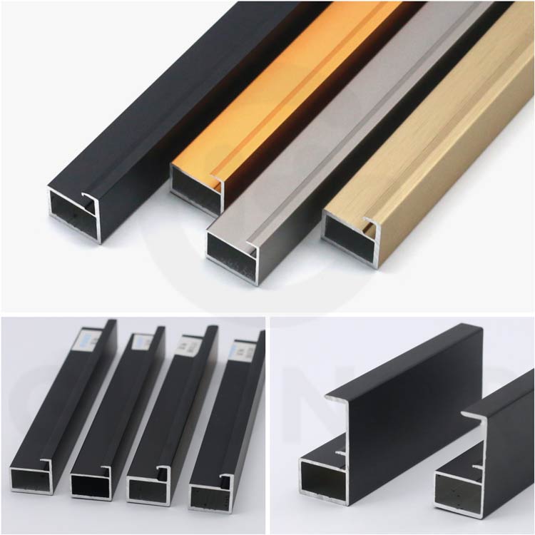 Aluminum Glass Kitchen Cabinet Doors Frame