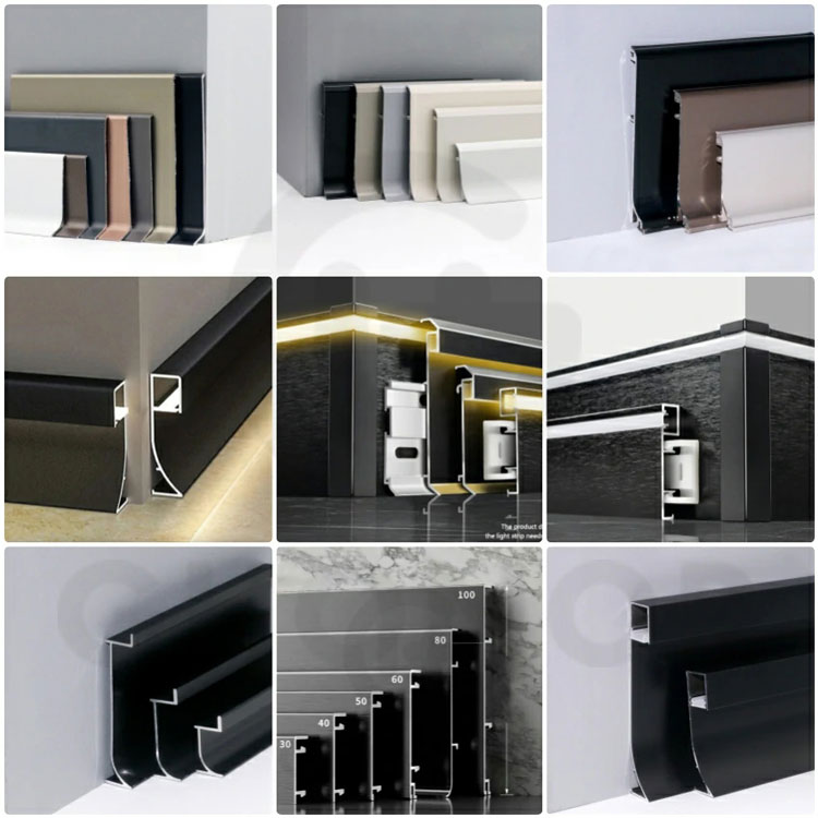 Floor Tile Skirting Board Trim Edging Strips