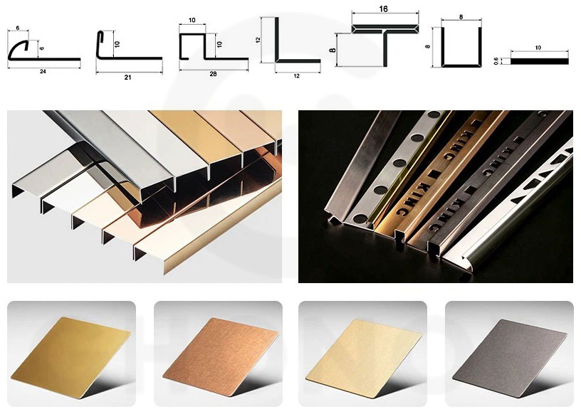 Stainless Steel L Shape Trim