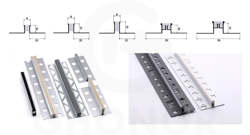 Aluminium Floor Tile Movement Joints