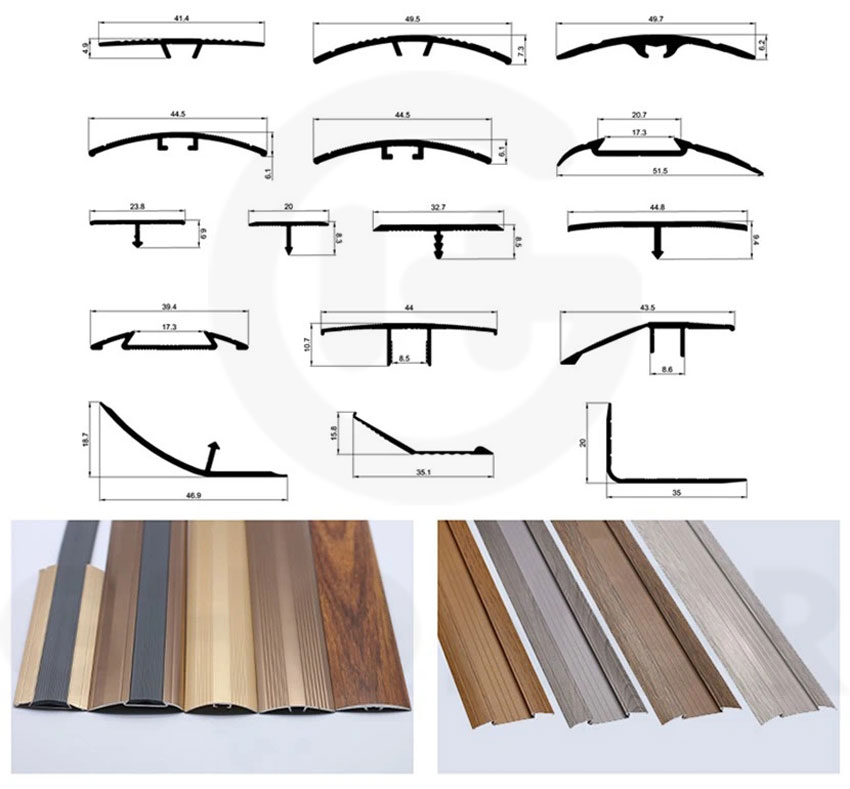 Aluminium Floor Tile Edging Strip