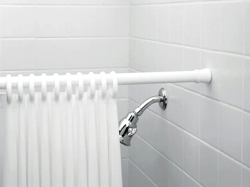 Bathroom Curtain Track Pole Accessories