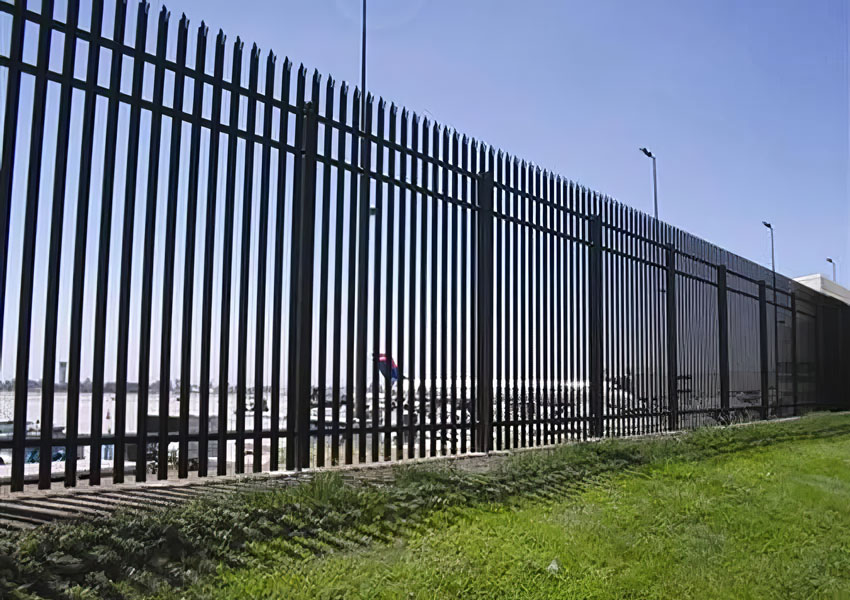 Black Metal Fence