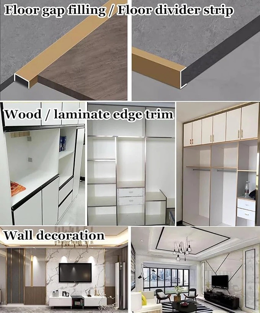 U Shaped Metal Edge Trim Listello