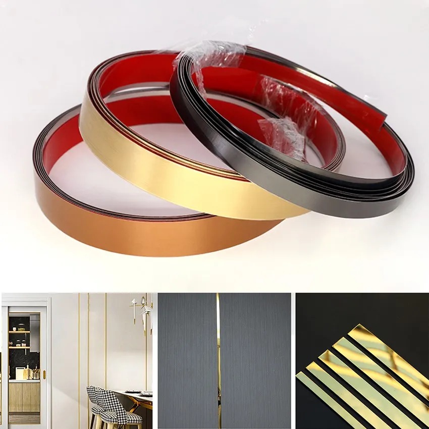 Self Adhesive Stainless Steel Metal Strips