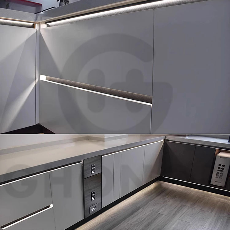 Kitchen Aluminium C Type Handle Anodised Gola Profile Kitchen Aluminium C Type Handle Anodised Gola Profile