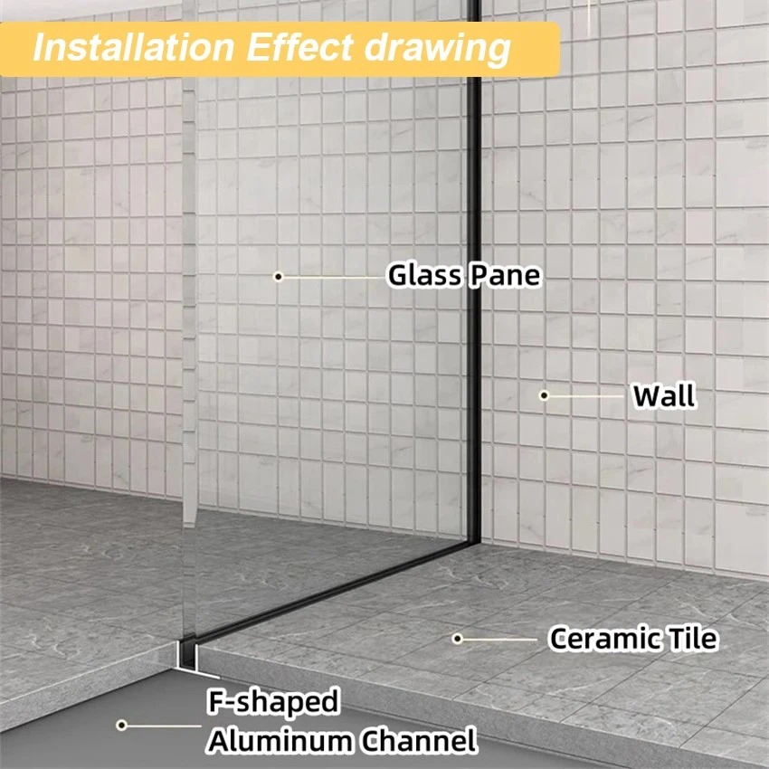 Shower Glass Screen Profile Shower Glass Screen Profile