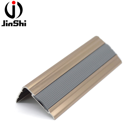 Easy and Fast Installation PVC Non Slip Aluminum Cheap Anti Slip Profile Stair Nosing