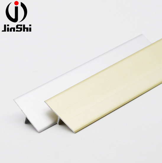 Anodized Aluminum Materials Edge Trim Porcelain Wall Tile Trim T Shape