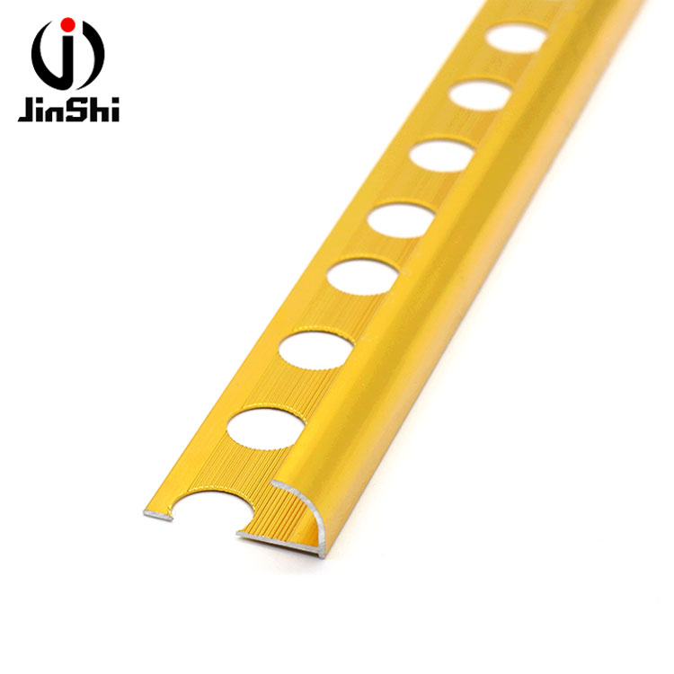 Directly Manufacturing Factory Gold Curved Aluminum Tile Trim