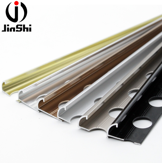 Flexible Metal Quarter Round Decking Open Type Edge Trim