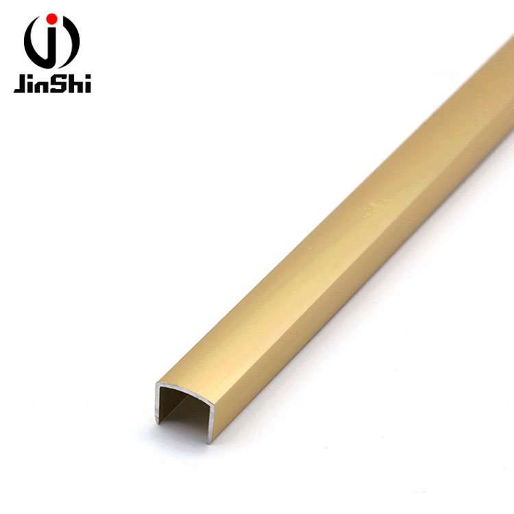 High End Matt Gold Aluminum Mosaic Ceramic Tile Accessories for Sale