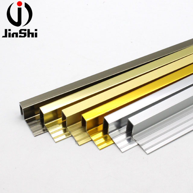 Factory in China Square Edge Tile Borders and Trim Aluminum Tile Trim for Ceramic