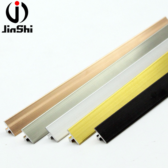 Multipurpose Metal T Shape Tile Trim Gold Floor Transition Strips