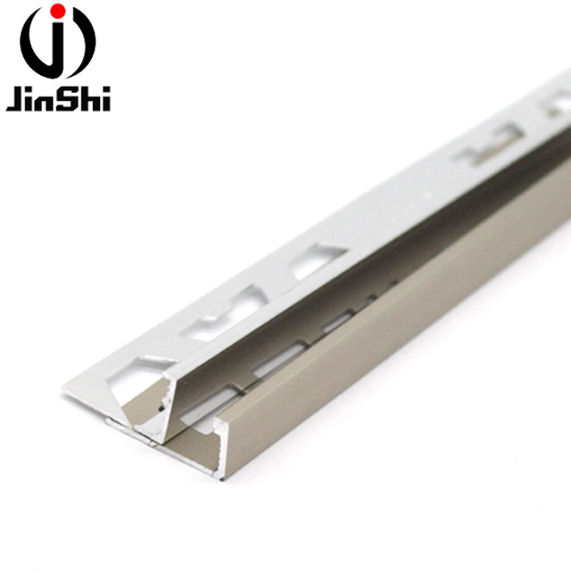 Low Price Tile Protective Profile Laminated Floor Aluminum Metal Chrome Edge Trim