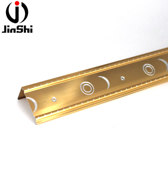 Best Sale Exotic Style Aluminum Tile Walls Brass Edge Trims