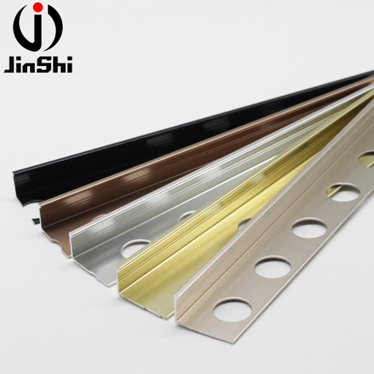 Copper Color Metal Edge Aluminium Tile Trim Profile