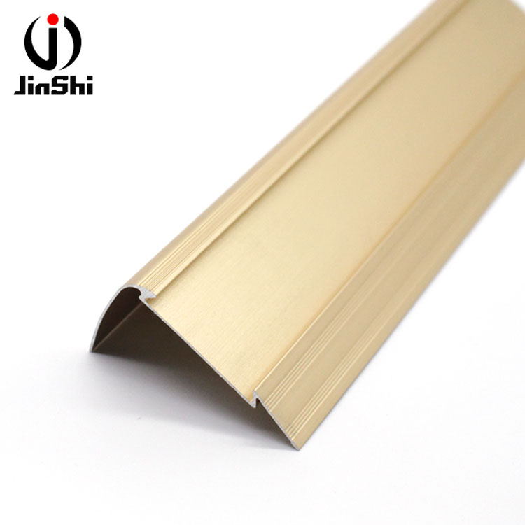 Aluminum Extrusion Profile Metal Stair Nose Trim Stair Tile Nosing