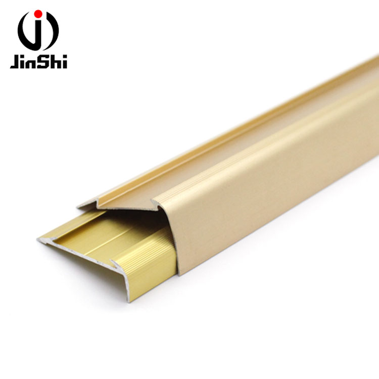 Factory Supply Aluminum Ceramic Tile Anti Slip Stair Nosing
