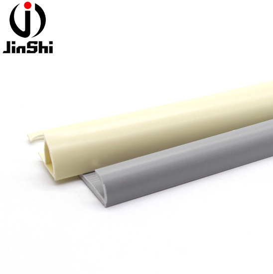 Round Edge Grey Ceramic PVC Tile Trim Corners
