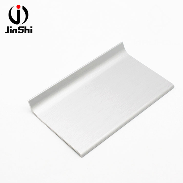 Aluminum Alloy Material Flexible Trim Silver Baseboard