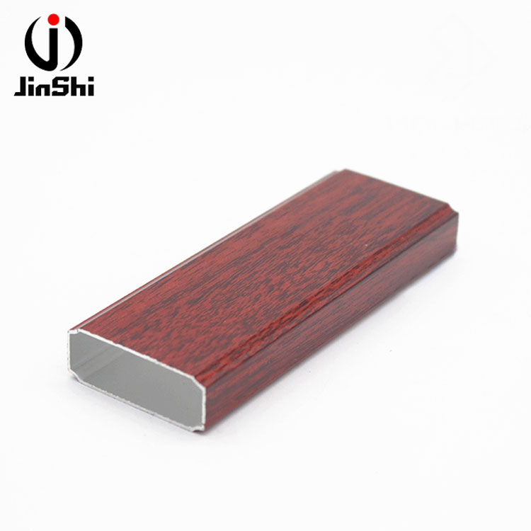 Novel Design Wooden Grain Texture Transfer Aluminum Profile Wood