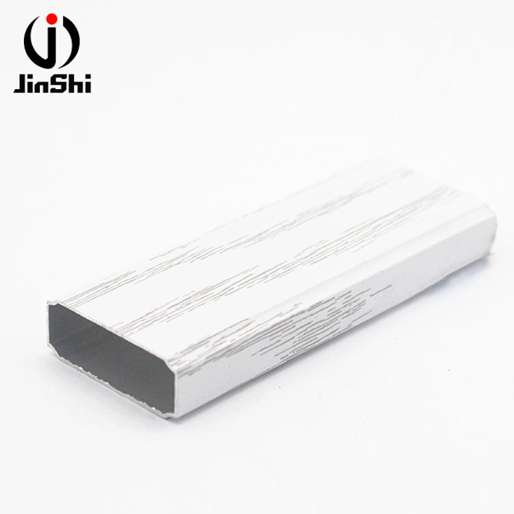 Aluminium Wood-Pattern Pattern Coat White Square  Tube  Profile