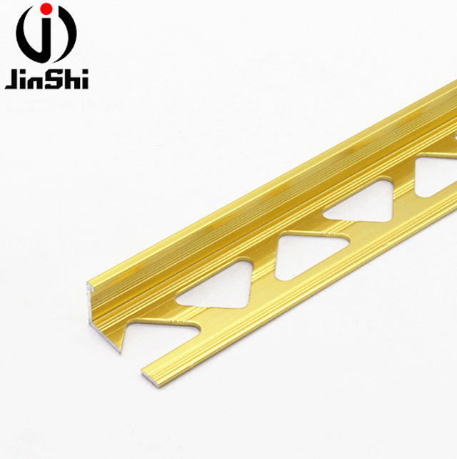 China Factory Aluminium L Shape Tile Accessories Edging Trim