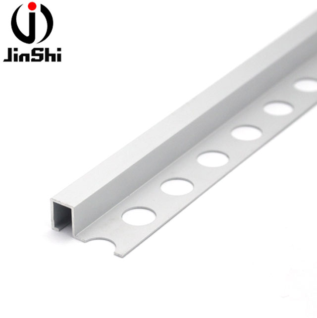 2.5M Long Aluminum Holes Corner Tile Trim Strip Profile