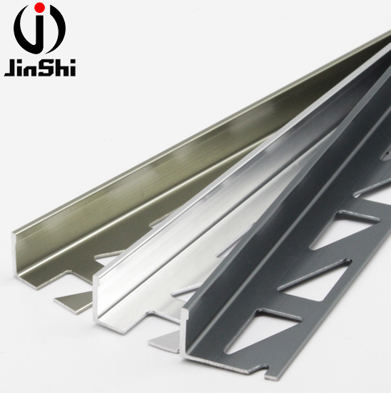 6063 Angles Extrusion Aluminum Tile Brushed Corner Trim