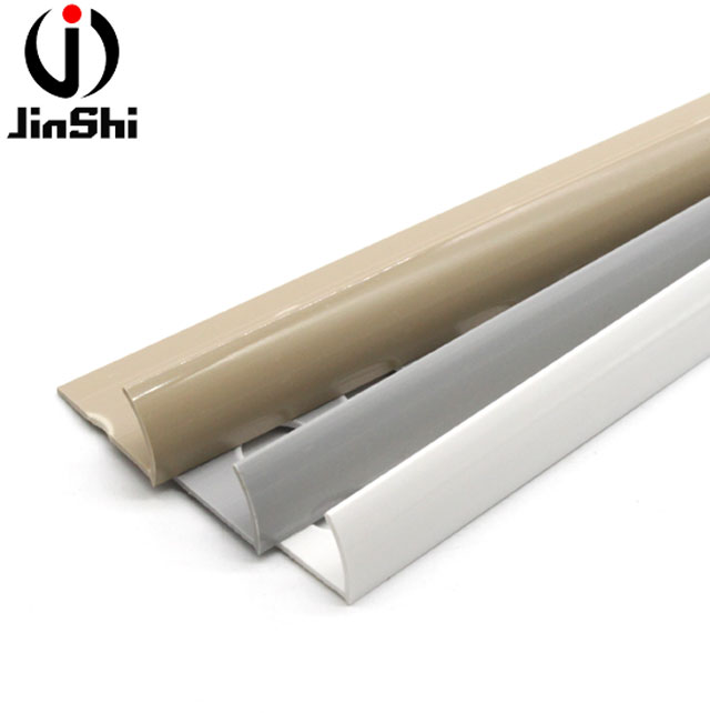 Hot Extrusion Grey Pvc Trim Profil Ceramic Tile