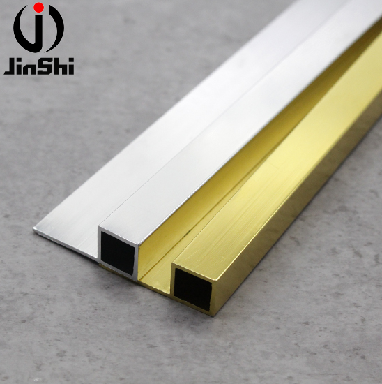 Wall Decorative D Shape Tile Corner Aluminium Profile