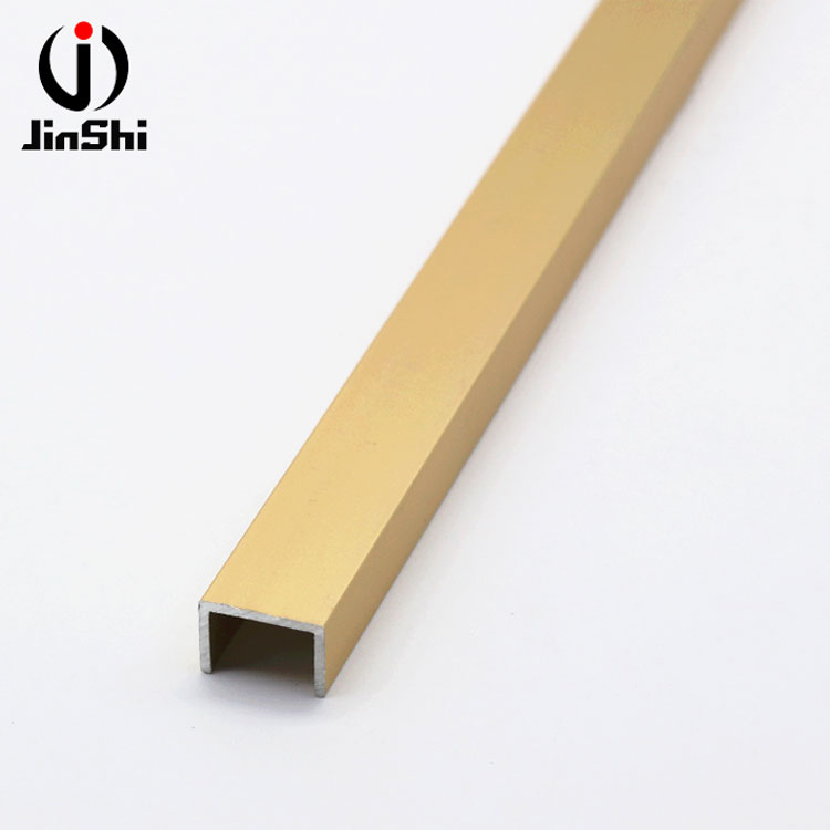 Customized Metal Extruded U Shape Aluminum Profiles