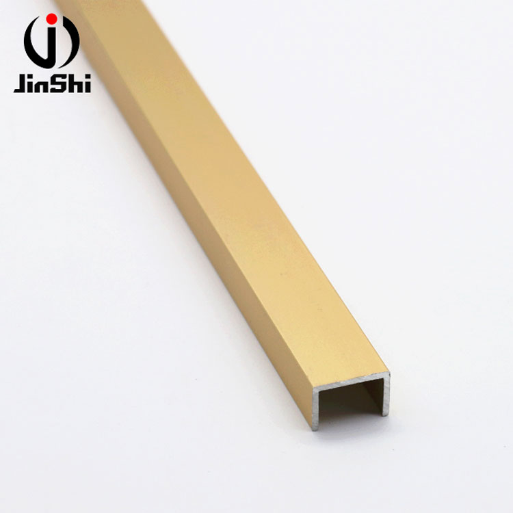 High Durability Small C 12Mm Channel Aluminium Door Profile