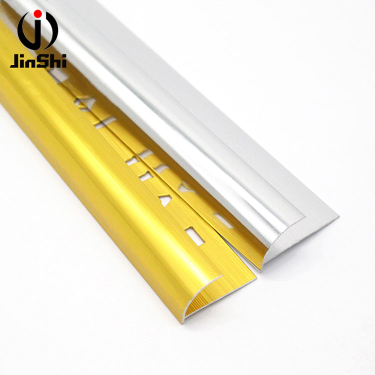 Metal Material King Type Aluminium Tile Edge Floor Edge Trim