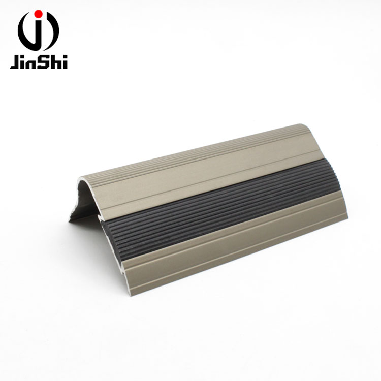 Factory Direct Sale Anti-Slip Black Metal Aluminum Ceramic Tile Edging Stair Nosing
