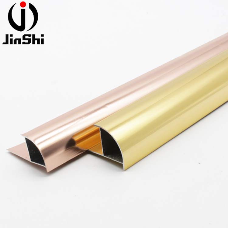 Up-To-Date Styling Bullnose Rose Gold Aluminium Border Tile Accessories Trim