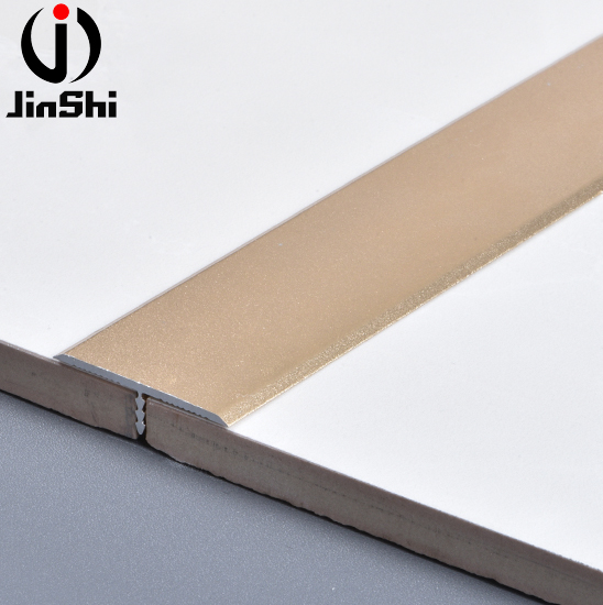 Modern Decorative Aluminium Metal Material Door Threshold Flat Transition Strip for Floor