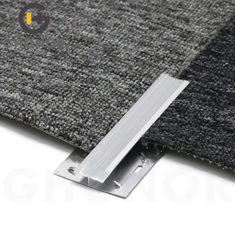 CS-003 H Shape Floor Carpet Track Decoration Aluminium Carpet Egde Strip Cover