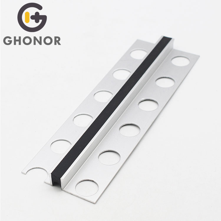 MJ-001 Free Sample Silicone Sealant Inserts Alu Tile Floor Expansion Joint Price for Hardware Market