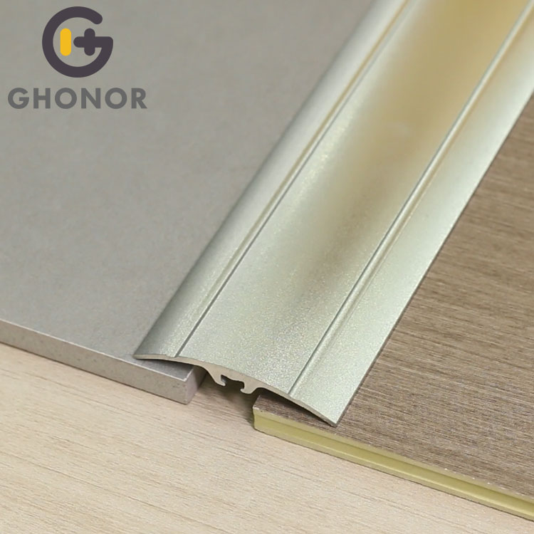 FS-009 Low Price Threshold Profiles Floor Edge Profile Metal Aluminum Wooden Flooring Wood Grains Wall Door Transition Strips