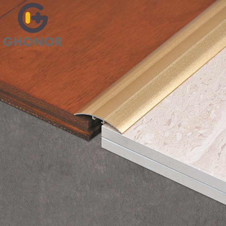FS-003 Low Price Threshold Floor Edge Profile Metal Aluminum Wooden Flooring & Accessories Wood Grains Wall Door Transition Strips